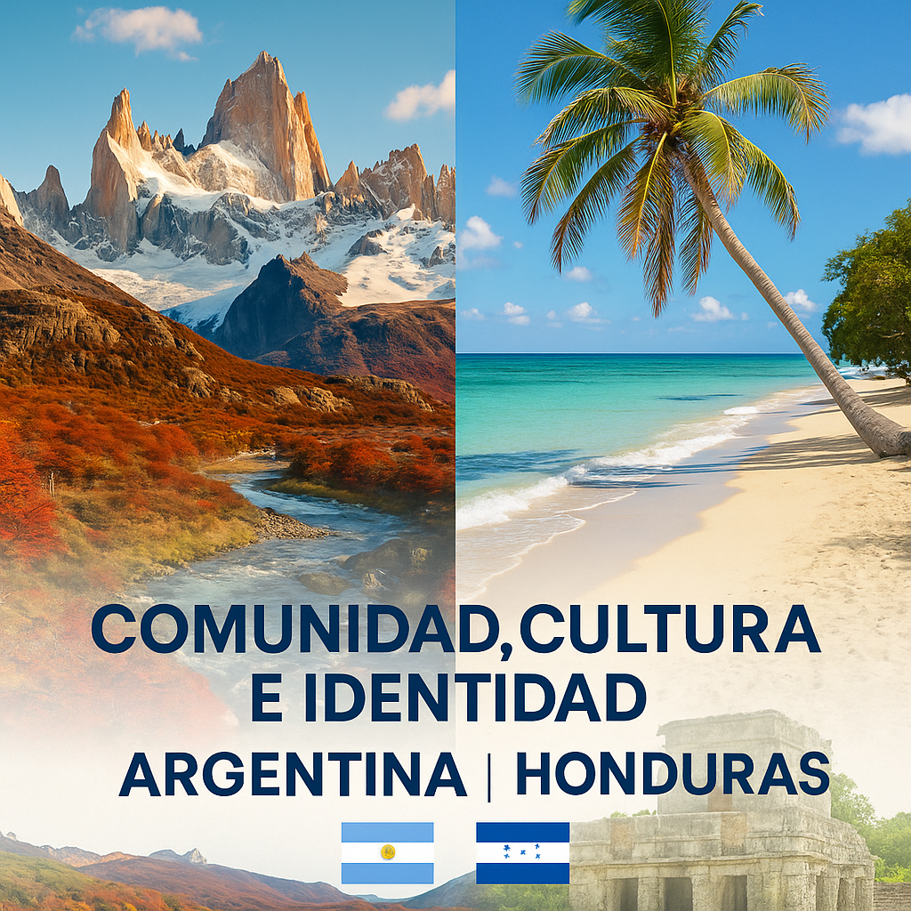 Vista representativa de imagen cultural combinando Argentina y Honduras